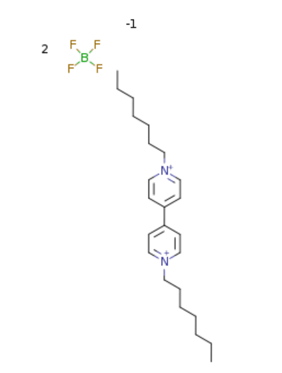 1,1'-二正庚基-4,4'-联吡啶二四氟硼酸盐,heptylviologen tetrafluoroborate
