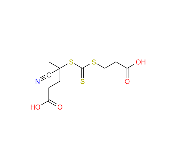 4-((((2-羧乙基)硫代)硫代碳酰基)硫代)-4-氰基戊酸,4-((((2-Carboxyethyl)thio)carbonothioyl)thio)-4-cyanopentanoic acid