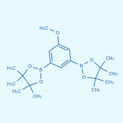 (1-甲氧基-3,5-二硼酸频哪酯基)苯,1,3,2-Dioxaborolane, 2,2'-(5-methoxy-1,3-phenylene)bis[4,4,5,5-tetramethyl-