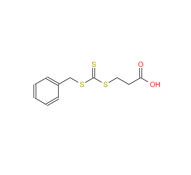 3-苯甲巯基硫代羰基丙酸,Propanoic acid, 3-[[[(phenylmethyl)thio]thioxomethyl]thio]-