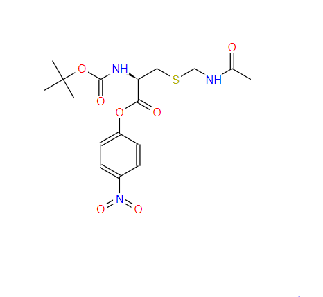 N-叔丁氧羰基-S-[(乙酰氨基)甲基]-L-半胱氨酸 4-硝基苯酯,Boc-S-acetamidomethyl-L-Cysteine 4-nitrophenyl est