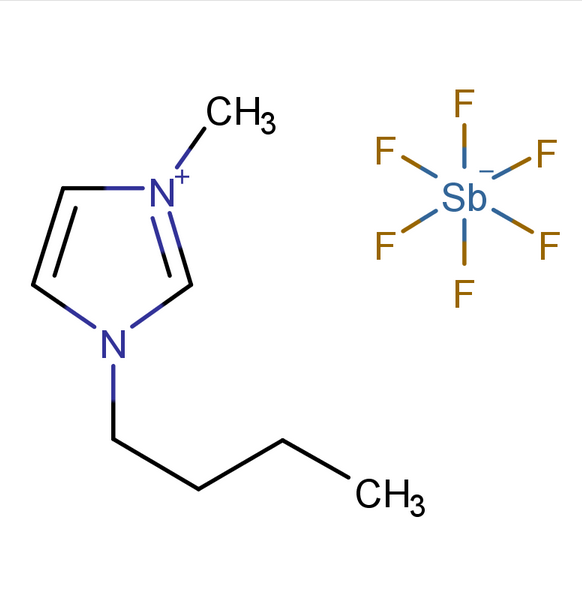 1-丁基-3-甲基咪唑六氟锑酸盐,1-butyl-3-methylimidazol-3-ium,hexafluoroantimony(1-)