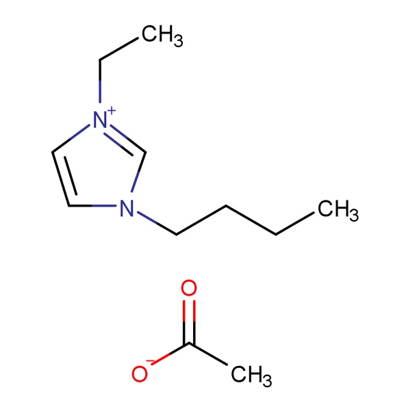 1-丁基-3-乙基咪唑醋酸鹽,1H-Imidazolium, 3-butyl-1-ethyl-, acetate (1:1)