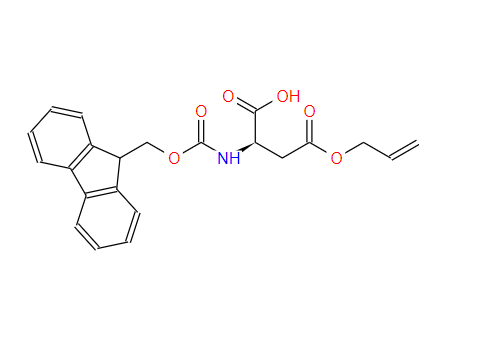 N-FMOC-O-甲醛基-D-天冬氨酸,Fmoc-D-Aspartic acid β-allyl ester