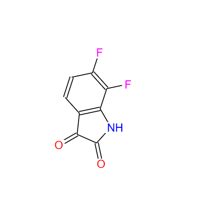 6,7-二氟-1H-吲哚-2,3-二酮,6,7-difluoro-2,3-dihydro-1H-indole-2,3-dione