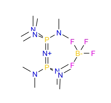 1,1,1,3,3,3-六(二甲氨基)二磷腈四氟硼酸盐,1,1,1,3,3,3-Hexakis(dimethylamino)diphosphazenium tetrafluoroborate >=98.0% (T)