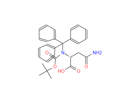 N2-[叔丁氧羰基]-N-(三苯甲基)-D-天冬氨酰胺,N-α-Boc-N-γ-trityl-D-asparagine