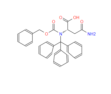 N-芐氧羰基-N'-三苯甲基-L-天冬酰胺,N-α-Z-N-γ-trityl-L-asparagine