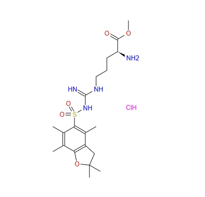 (S)-2-氨基-5-(3-((2,2,4,6,7-五甲基--2,3-二氢苯并呋喃-5-基)磺酰基)胍基)戊酸甲酯盐酸盐,(S)-Methyl 2-amino-5-(3-((2,2,4,6,7-pentamethyl-2,3-dihydrobenzofuran-5-yl)sulfonyl)guanidino)pentanoate hydrochloride