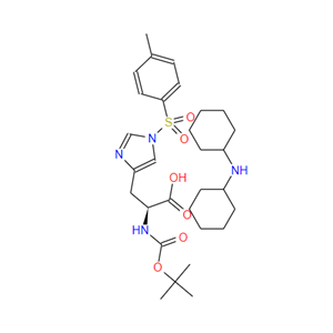 N-BOC-1-(P-甲苯磺酰基)-L-组氨酸 二环己基铵盐,N-α-Boc-N-im-tosyl-L-histidine dicyclohexylamine