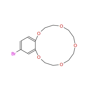 4-溴苯-15-冠5-醚,15-Bromo-2,3,5,6,8,9,11,12-octahydrobenzo[b][1,4,7,10,13]pentaoxacyclopentadecine