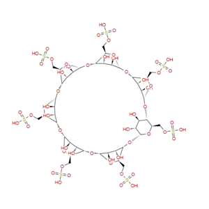 β-环糊精硫酸盐钠盐 37191-69-8