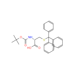 N-叔丁氧羰基-S-三苯甲基-D-半胱氨酸,Boc-S-trityl-D-Cysteine