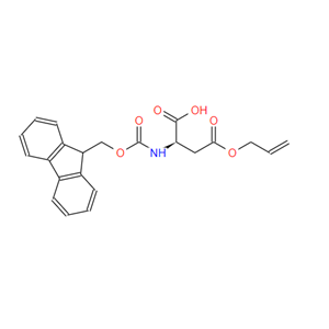 N-FMOC-O-甲醛基-D-天冬氨酸,Fmoc-D-Aspartic acid β-allyl ester