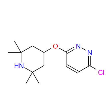 3-chloro-6-((2,2,6,6-tetramethylpiperidin-4-yl)oxy)pyridazine,3-chloro-6-((2,2,6,6-tetramethylpiperidin-4-yl)oxy)pyridazine