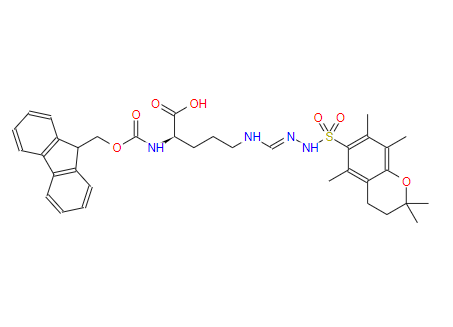 NΑ-FMOC-NΩ-PMC-D-精氨酸,N-α-Fmoc-N-ω-2,2,5,7,8-pentamethylchroman