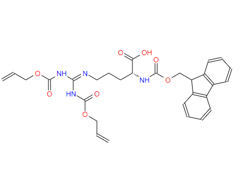 FMOC-2-ALOC-D-精氨酸,N-α-Fmoc-N-ω-,N-ω′-di-allyloxycarbonyl-D-argi