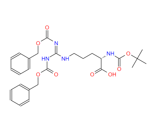 BOC-ARG(Z)2-OH,N-α-Boc-N-ω-,N-ω′-di-Z-L-arginine