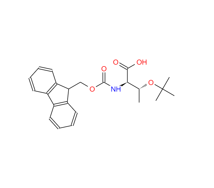 O-(叔丁基)-N-[9H-芴-9-甲氧羰基]-D-别苏氨酸,FMOC-D-ALLO-THR(TBU)-OH