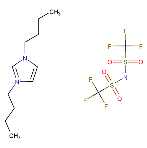 1,3-二丁基咪唑双（三氟甲烷磺酰）亚胺盐,bis(trifluoromethylsulfonyl)azanide;1,3-dibutylimidazol-1-ium