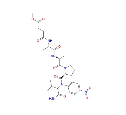 N-甲氧基琥珀酰-Ala-Ala-Pro-Val 对硝基苯胺,N-Methoxysuccinyl-Ala-Ala-Pro-Val p-Nitroanilide