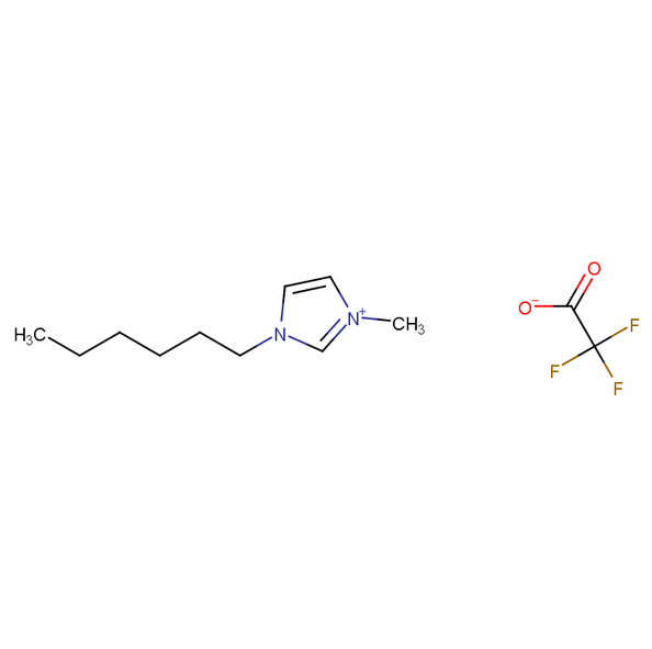 1-己基-3-甲基咪唑三氟乙酸盐,1-hexyl-3-methylimidazol-3-ium;2,2,2-trifluoroacetate