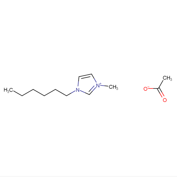 1-己基-3-甲基咪唑醋酸盐,1-hexyl-3-methylimidazolium acetate