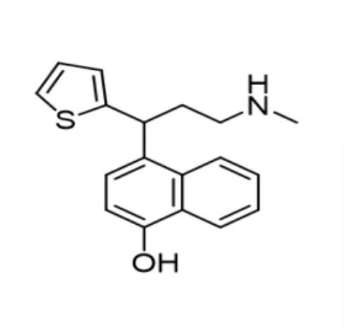 度洛西汀杂质EP杂质C,(RS)-4-(3-MethylaMino-1-thio phen-2-yl-propyl)-naphthalen-1-ol