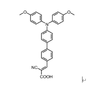 MPA-Ph-CA,2-Propenoic acid, 3-[4'-[bis(4-methoxyphenyl)amino][1,1'-biphenyl]-4-yl]-2-cyano-