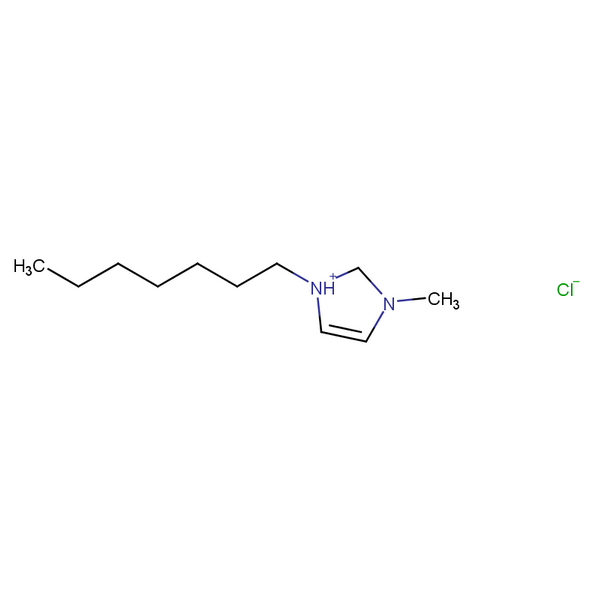 1-庚基-3-甲基咪唑溴盐,1-Heptyl-3-methyl-2,3-dihydro-1H-imidazol-1-ium chloride