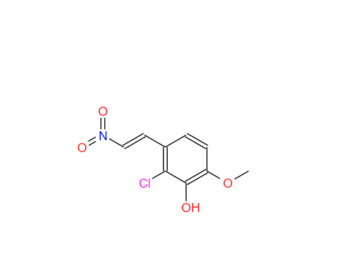 反式-2-氯-3-羟基-4-甲氧基-Β-硝基苯乙烯,trans-2-Chloro-3-hydroxy-4-methoxy-β-nitrostyrene