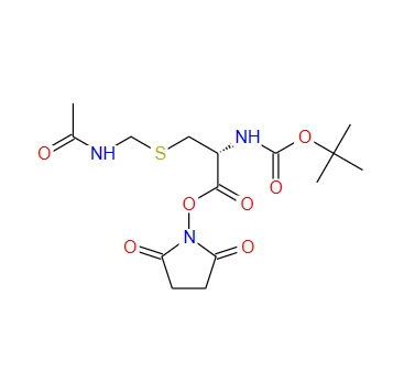 (R)-[1-[[[(乙酰氨基)甲基]硫代]甲基]-2-[(2,5-二氧代-1-吡咯烷基)氧基]-2-氧代乙基]-氨基甲酸叔丁酯,Boc-Cys(Acm)-OSU