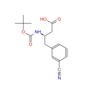 (R)-3-((叔丁氧羰基)氨基)-4-(3-氰基苯基)丁酸,(R)-3-((tert-Butoxycarbonyl)amino)-4-(3-cyanophenyl)butanoic acid