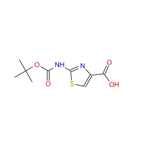 2-BOC-氨基噻唑-4-羧酸 83673-98-7