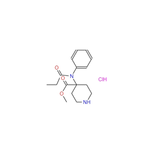 4-(N-苯基丙酰基胺)哌啶-4-甲酸甲酯盐酸盐