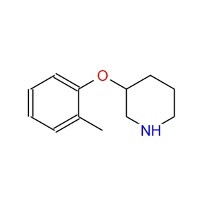 3-(邻-甲苯氧基)哌啶 902837-28-9
