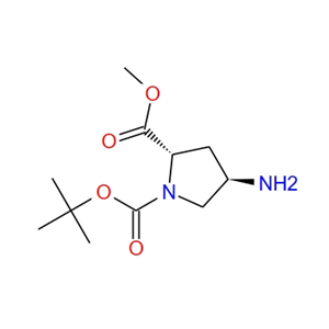 (2S,4R)-1-(叔丁氧基羰基)-4-氨基吡咯烷-2-羧酸甲酯 121148-00-3