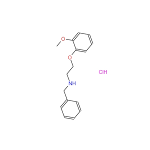 卡维地洛杂质,N‐[2‐(2‐Methoxyphenoxy)‐ethyl]‐benzenemethanamine hydrochloride