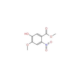 2-硝基-4-甲氧基-5-羟基苯甲酸甲酯,Methyl 5-hydroxy-4-methoxy-3-nitrobenzoate