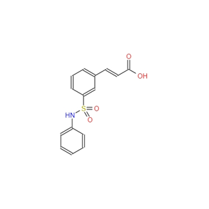 3-(3-苯基氨基磺酰基苯基)丙烯酸,3-(3-PhenylsulfaMoylphenyl)acrylic acid