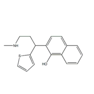 度洛西汀杂质EP杂质E,2-[3-(MethylaMino)-1-(2-thien yl)propyl]-1-naphthalenol Hydrochloride