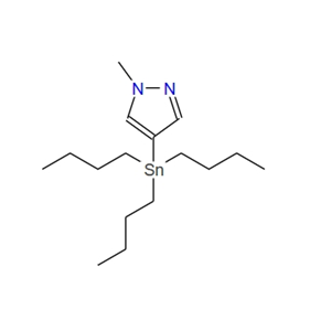 1-甲基-4-(三丁基锡基)-1H-吡唑,1-Methyl-4-(tributylstannyl)-1H-pyrazole