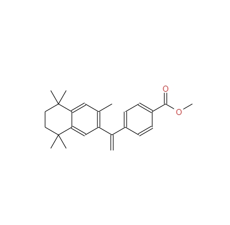 蓓萨罗丁 中间体6,Benzoic acid, 4-[1-(5,6,7,8-tetrahydro-3,5,5,8,8-pentamethyl-2-naphthalenyl)ethenyl]-, methyl ester