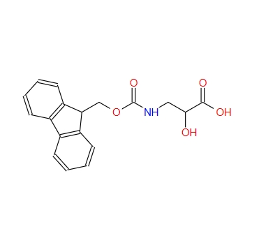 3-((((9H-芴-9-基)甲氧基)羰基)氨基)-2-羟基丙酸,3-((((9H-Fluoren-9-yl)methoxy)carbonyl)amino)-2-hydroxypropanoic acid