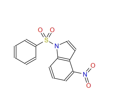 4-nitro-1-(phenylsulfonyl)-1H-indole,4-nitro-1-(phenylsulfonyl)-1H-indole