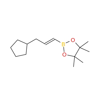 反式-3-环戊基-1-丙烯基硼酸频哪醇酯,trans-3-Cyclopentylpropen-1-ylboronic acid, pinacol ester