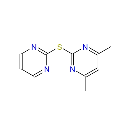 4,6-Dimethyl-2-(pyrimidin-2-ylsulfanyl)-pyrimidine,4,6-Dimethyl-2-(pyrimidin-2-ylsulfanyl)-pyrimidine