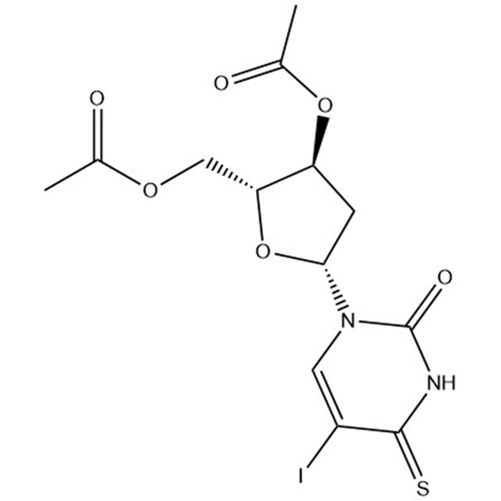 Uridine, 2'-deoxy-5-iodo-4-thio-,3'5'-diacetate,Uridine, 2'-deoxy-5-iodo-4-thio-,3'5'-diacetate