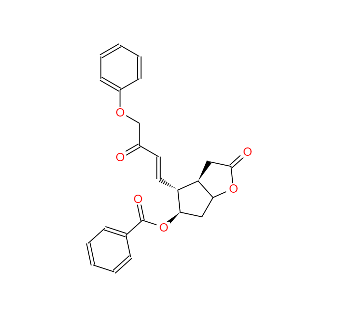 他氟前列素中间体,(3aR,4R,5R,6aS)-2-oxo-4-((E)-3-oxo-4-phenoxybut-1-en-1-yl)hexahydro-2H-cyclopenta[b]furan-5-yl benzoate