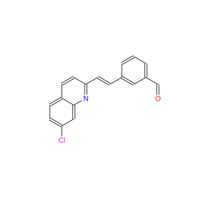 (E)-3-[2-(7-氯-2-喹啉基)乙烯基]苯甲醛,3-(2-(7-CHLOROQUINOLINE-2-YL)-(E)-VINYL)BENZALDEHYDE